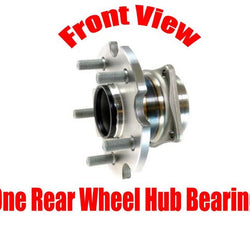 100% ONE New REAR Wheel Hub Bearing All Wheel Drive for Toyota Matrix 2009-2013
