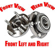 100% New Tested (2) Front Hub Wheel Bearing Ass. For 94-04 Ford Mustang 1 Pair