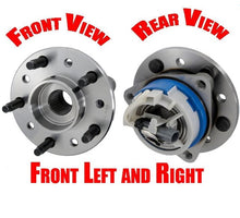 (2) 100% nuevo para 97-03 Malibu 99-05 Grand Am 513137 Conjunto de buje delantero con ABS