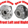 2 100% All New Tested WHEEL BEARING HUB ASSEMBLY for 2002-2009 SAAB 9-5 NEW