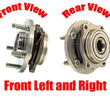 100% New Front Wheel Bearings for Mitsubishi Eclipse 07-12 Endeavor 04-11