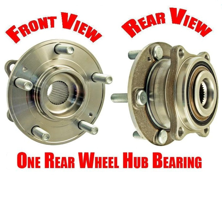 (1) All REAR WHEEL BEARING HUB For 2007 2010 2018 All Wheel Drive 4x4 Santa Fe