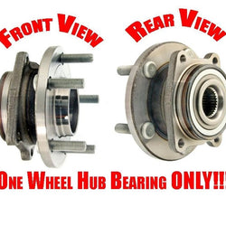 FRONT WHEEL BEARING HUB for 08-10 Avenger w Rear Drum Brakes Without ABS Brakes
