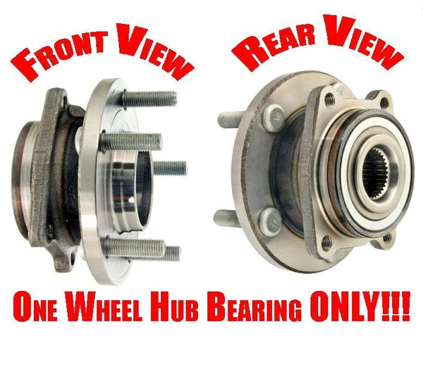 FRONT WHEEL BEARING HUB for 08-10 Avenger w Rear Drum Brakes Without ABS Brakes