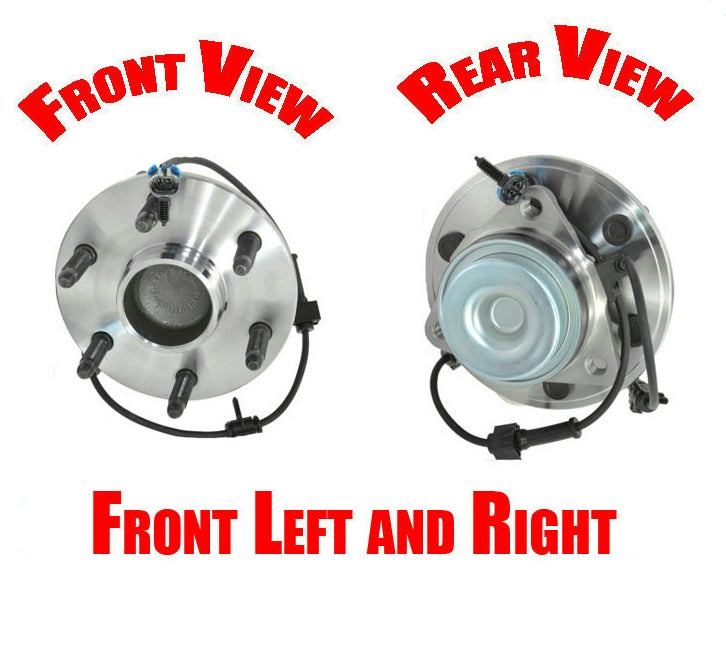2 Torque Tested Front Hub Bearings For 03-05 Astro Rear Wheel Drive 15058393
