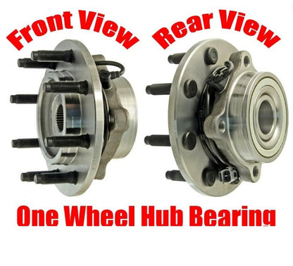 Front Wheel Hub Bearing for Dodge Ram 2500 00-02 Four Wheel Drive 4 Wheel ABS