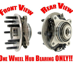 1) FRT WHEEL BEARING AND HUB ASSEMBLY Fits 05-08 Ford F150 7 Stud 4x4 HD Payload