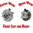 (2) REAR WHEEL BEARING HUB ASSEMBLY Fits 03-06 Expedition Navigator