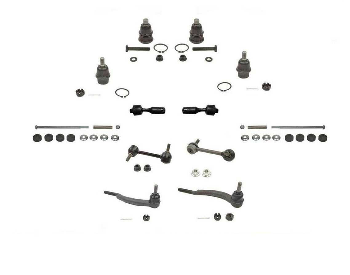 Ball Joints Inner Tie Rods Sway Bar links For Envoy 08-09 Trailblazer 08-09