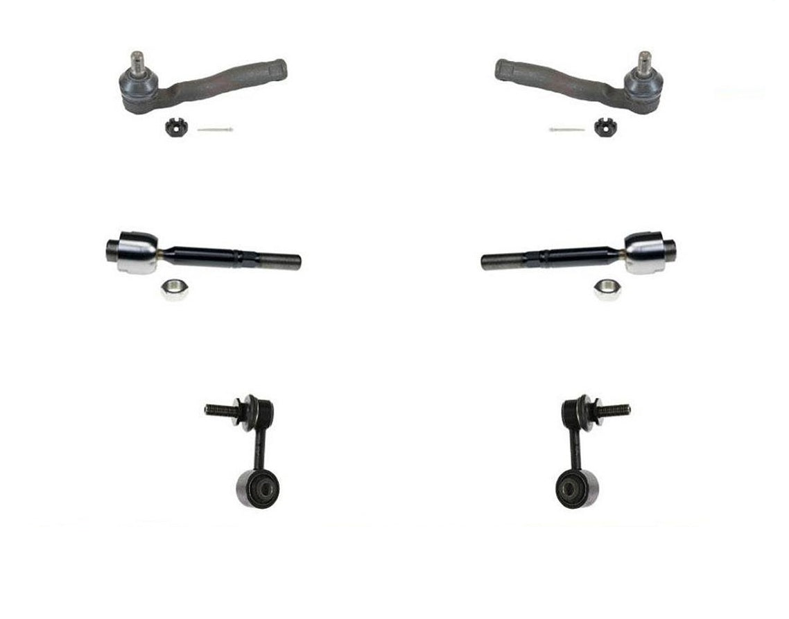 07-12 Tundra 08-12 Sequoia Tie Rods Sway Bar Links 6Pc Kit