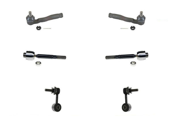 07-12 Tundra 08-12 Sequoia Tie Rods Sway Bar Links Kit de 6 piezas