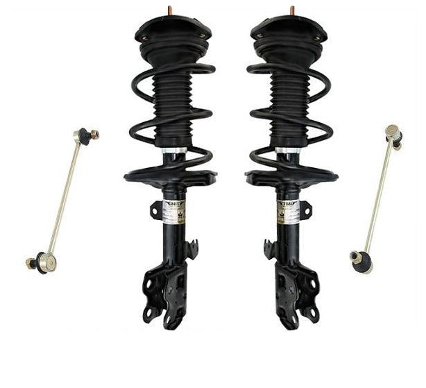 Front Coil Spring Struts Assembly w Stabilizer Links Fits 2004-2009 Toyota Prius