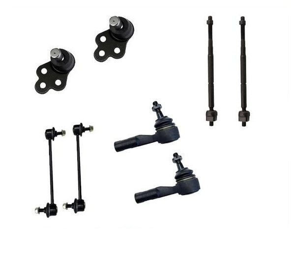 Lower Ball Joints Tie Rod Ends Stabilizer Links Fit 03-04 Ion New Kit Pair Set