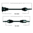 Ejes delanteros del lado del conductor y del lado del pasajero para Infiniti Fx45 2003-2008