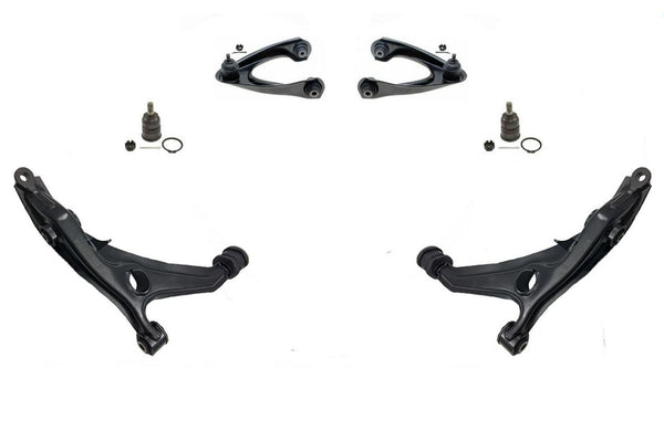 Upper & Lower Control Arm With Ball Joints 6Pc KIT For 96-00 Honda Civic