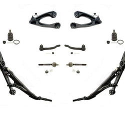 96-00 Civic Upper & Lower Control Arm With Ball Joints Tie Rods Struts 12Pc KIT