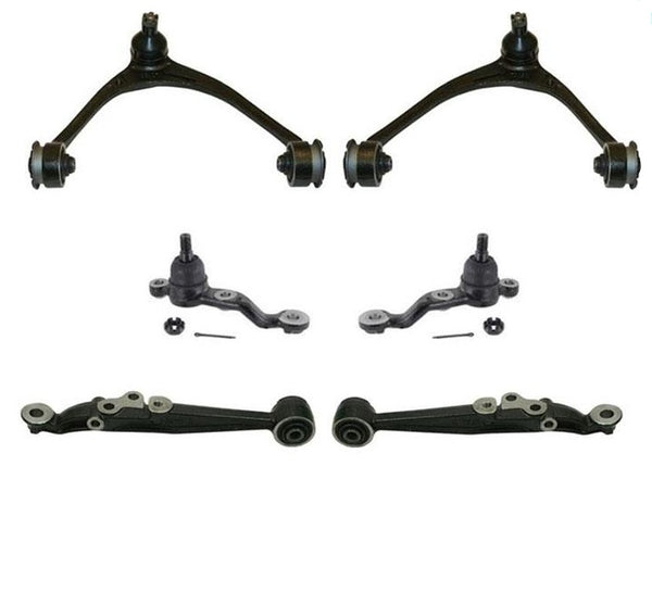 Suspension Kit Control Arms Tie Ball Joint 6Pc for Lexus GS300 GS400 GS430 97-05