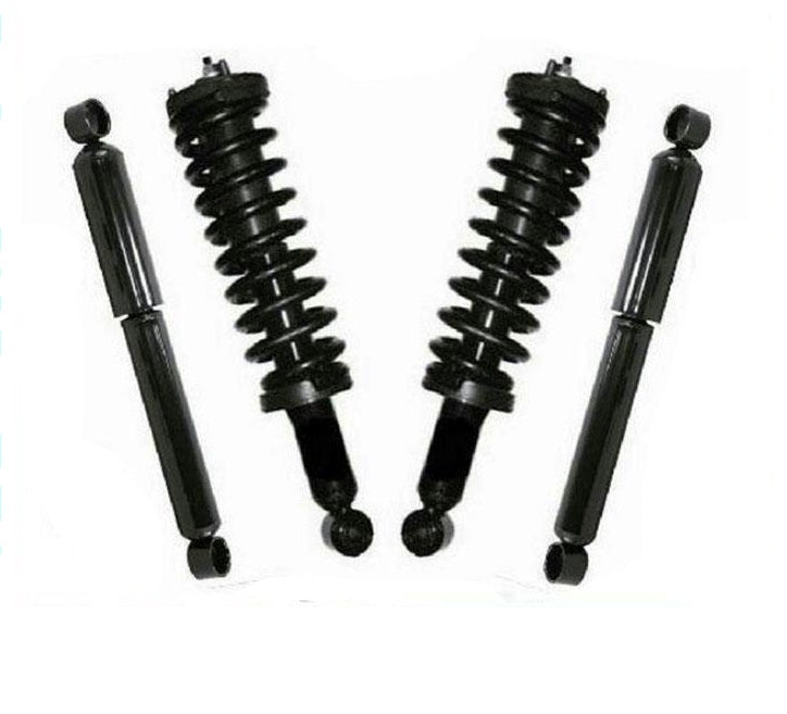 Conjunto de resorte helicoidal del puntal delantero Amortiguadores traseros Kit de 4 piezas 1995-04 Se adapta a Toyota Tacoma