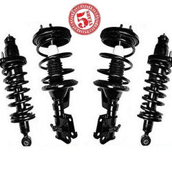 Front & Rear Complete Strut With Coil Spring Assembly For 01-02 Honda Civic