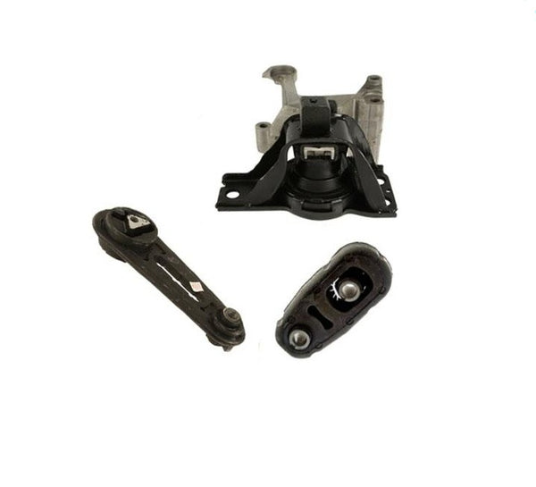 3Pc Engine Motor Mount Kit 2007-2012 Sentra 2.0L Automatic Transmission