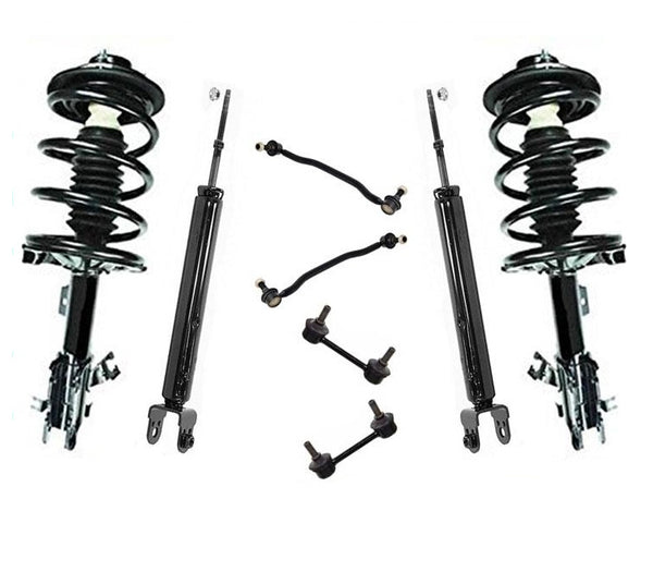 Front Struts Rear Shocks and Sway Bar Links for Nissan Altima 2.5L 02-06
