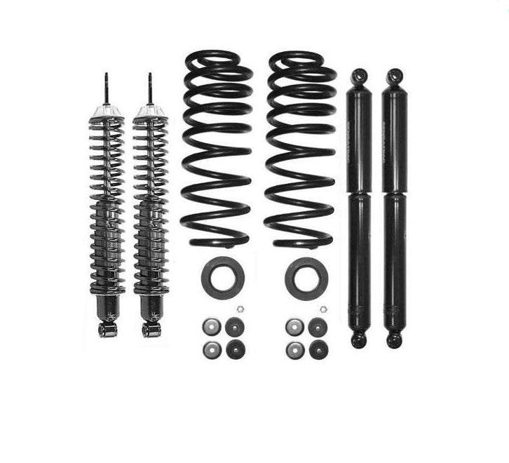 Kit de conversión de bolsa de aire de suspensión a resorte helicoidal + amortiguadores 4WD con garantía