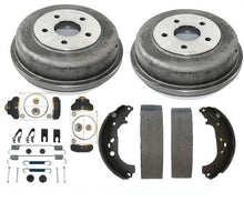 Rear Brake Drums Shoes Wheel Cylinders Hardware Kit 10-13 Ford Transit Connect