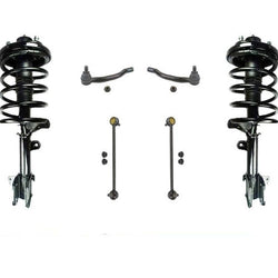 1331595L 1331595R (2) Soporte y soporte de resorte rápido delantero más varillas de amarre Enlace estabilizador