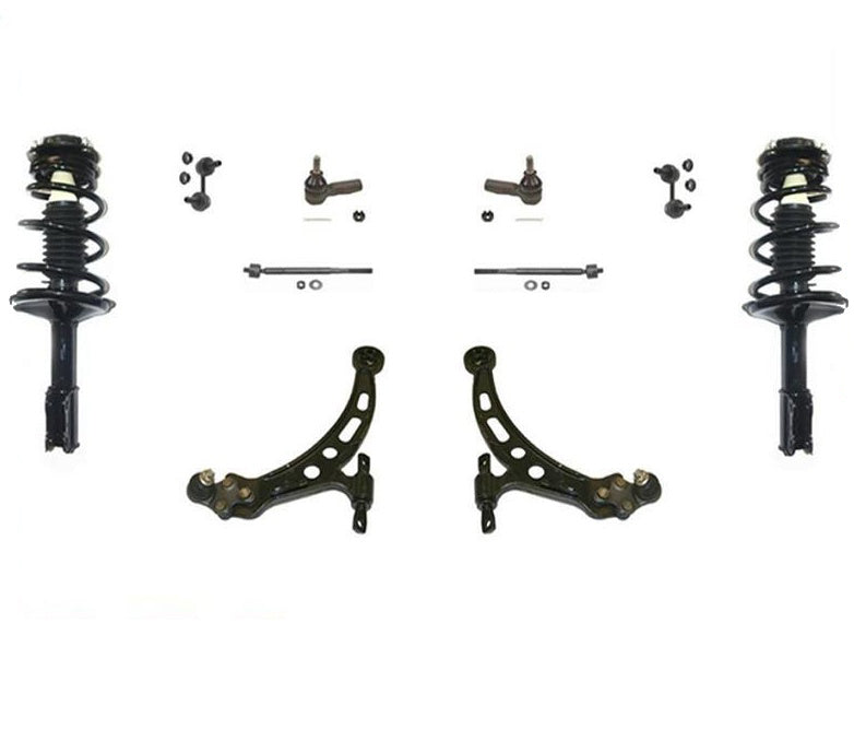 Front Quick Spring Strut and Mounts 10Pc Chassis Kit for Toyota Camry 2.2L 95-96