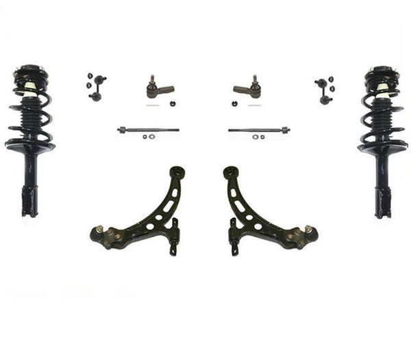 Front Quick Spring Strut and Mounts 10Pc Chassis Kit for Toyota Camry 2.2L 95-96