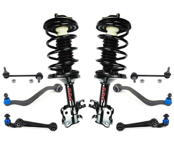 for 2006-2009 Ford Fusion Front Control Arms Ball Joints Coil Spring Struts