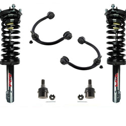 Se adapta a brazos de control superiores delanteros Jeep Commander 06-10 y puntales de rótulas inferiores, 6 piezas