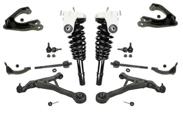 Puntales delanteros completos, varillas de amarre, brazos de control, enlaces para Stratus Breeze, 12 piezas