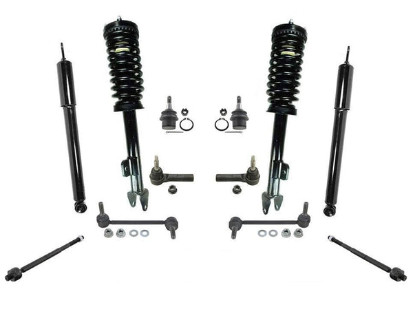 Puntales delanteros Amortiguadores traseros Barras estabilizadoras Varillas de amarre 300 CHARGER MAGNUM Kit de 12 piezas RWD SOLAMENTE