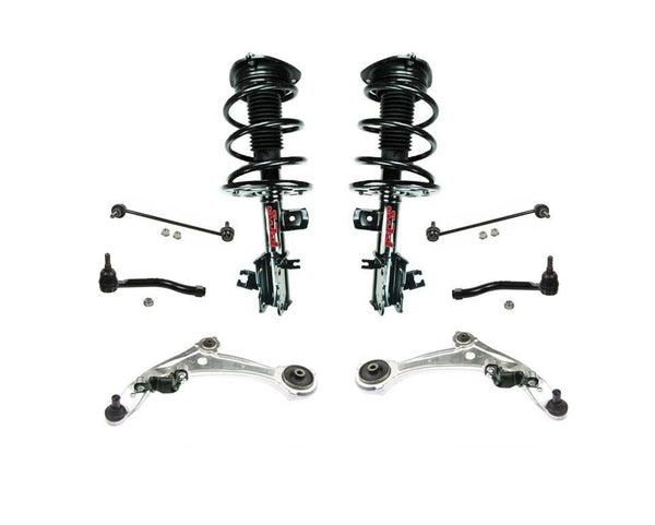 Front Struts Control Arms Sway Bars & Tie Rods for Nissan Altima 2.5L 2007-2012