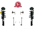 Complete Front Pair Strut Shock Coil Spring Quick Fits Volskwagen Jetta 06-09