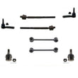 06-07 Commander 8Pc Inner & Outer Tie Rod Ball Joints Sway Bar Links Kit