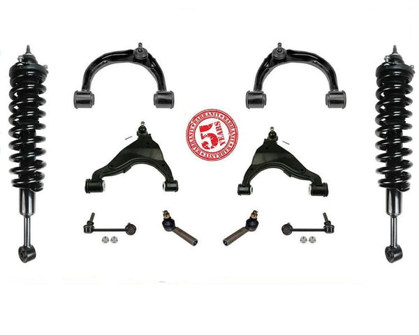 10Pcs Kit Front Complete Struts Upp & Lower Control Arms 4 Runner 03-09 FJ 07-09