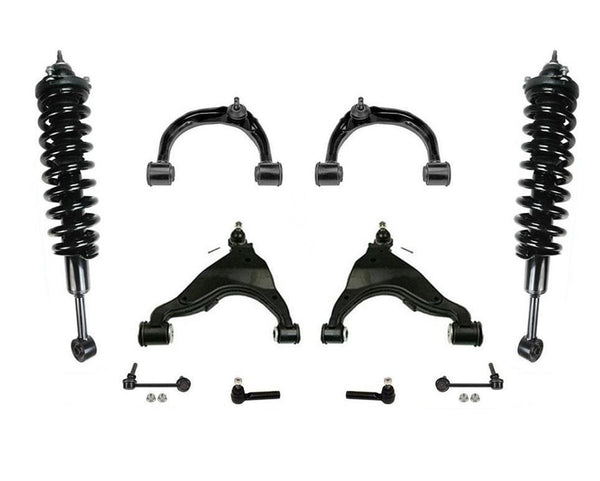 (4) Upp & Lower Control Arms & Front Complete Strut Assembly Fits 4 Runner & FJ