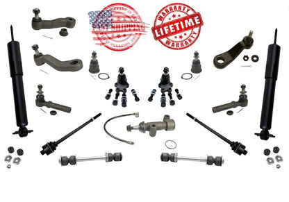 Shocks Ball Joints Tie Rods & Links For 99-00 Silverado 2500 Rear Wheel Drive