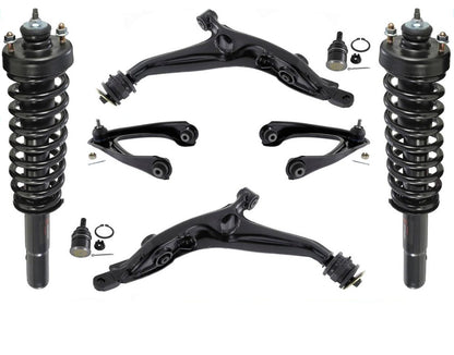 Puntales delanteros completos brazos de control inferiores y superiores 8 piezas para Honda CR-V 97-01