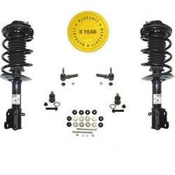 (2) Frt Strut & Coil Spring Assembly Tie Rods Ball Joints 8Pc 01-2009 PT Cruiser