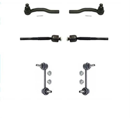 07-12 CX7 Inner & Outer Tie Rods Ends & Sway Bar Links 6Pc