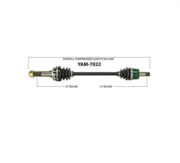 Front Axle for Yamaha YXR700F Rhino 4x4 2008-2013