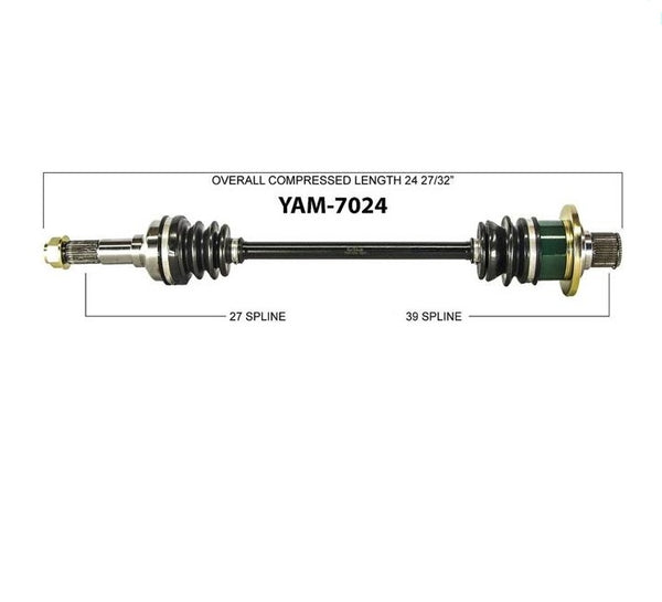 Yamaha YXR45F YXR66F 450 660 Rhino CV Joint Rear Passenger Side