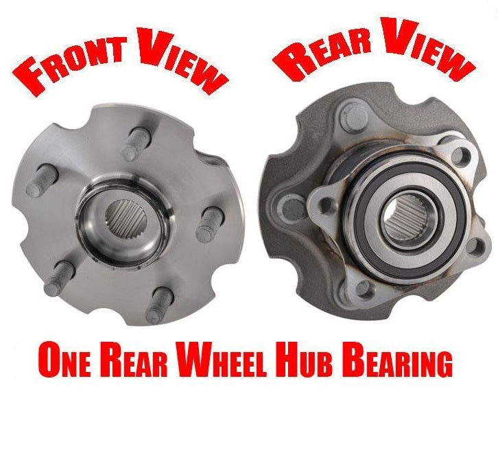 (1) 100% New REAR Wheel Bearing and Hub As. FITS RAV4 06-16 All Wheel Drive Rear