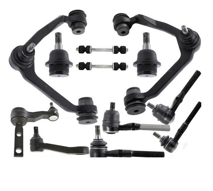 Kit de suspensión delantera brazos de control rótula 97-03 F-150 F-250 Expedition 4x4 12 piezas