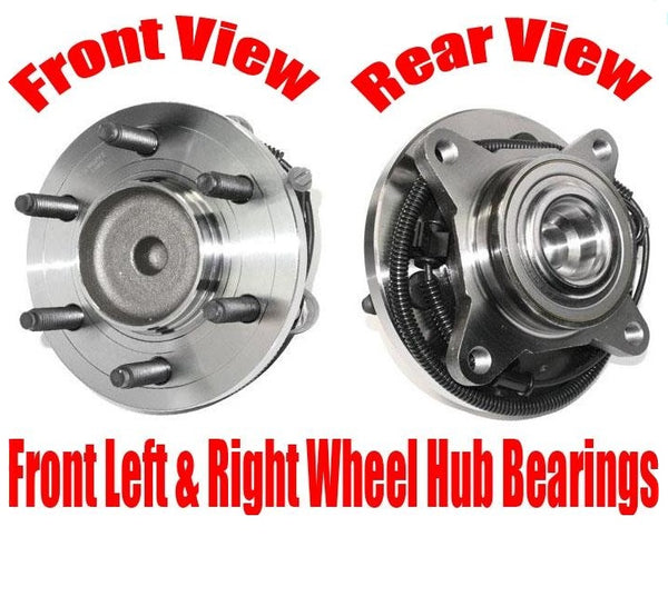 2- New Front New Wheel Hub Bearings for Ford F150 Rear Wheel Drive 6 Stud 11-14