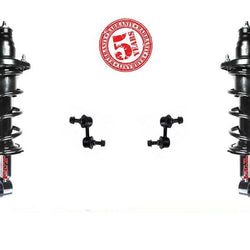 Honda Civic 2001-2005 (2) Puntal de resorte rápido trasero y eslabones de barra estabilizadora trasera