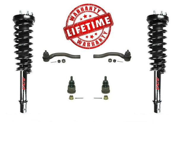 03-07 Fits Accord Front Coil Spring Strut and Mount Tie Rods Ball Joints